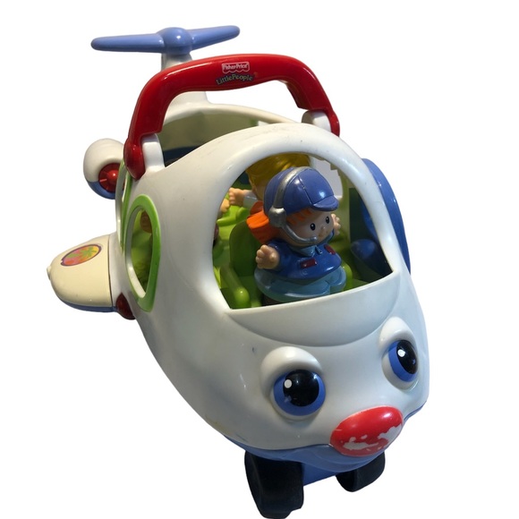 Fisher Price Little People Jet makes sounds Tested with 3 figures - Picture 1 of 12
